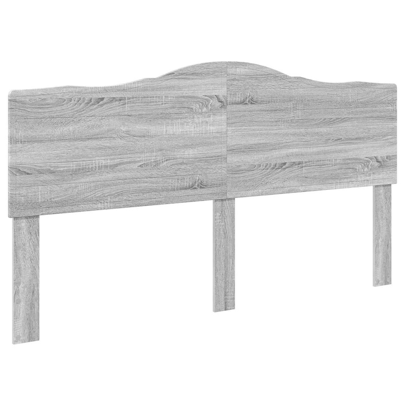 Ramka łóżka Szary Sonoma 200 x 200 cm Lite drewno sosnowe