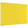 Panel kuchenny 2 pcs Żółty 90 x 60 cm szkło hartowane