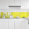 Panel kuchenny 2 pcs Żółty 100 x 40 cm szkło hartowane