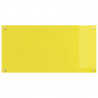 Panel kuchenny 2 pcs Żółty 100 x 50 cm szkło hartowane