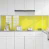 Panel kuchenny 2 pcs Żółty 100 x 60 cm szkło hartowane