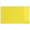 Panel kuchenny 2 pcs Żółty 100 x 60 cm szkło hartowane