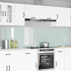 Panel kuchenny 2 pcs Biały 120 x 60 cm szkło hartowane