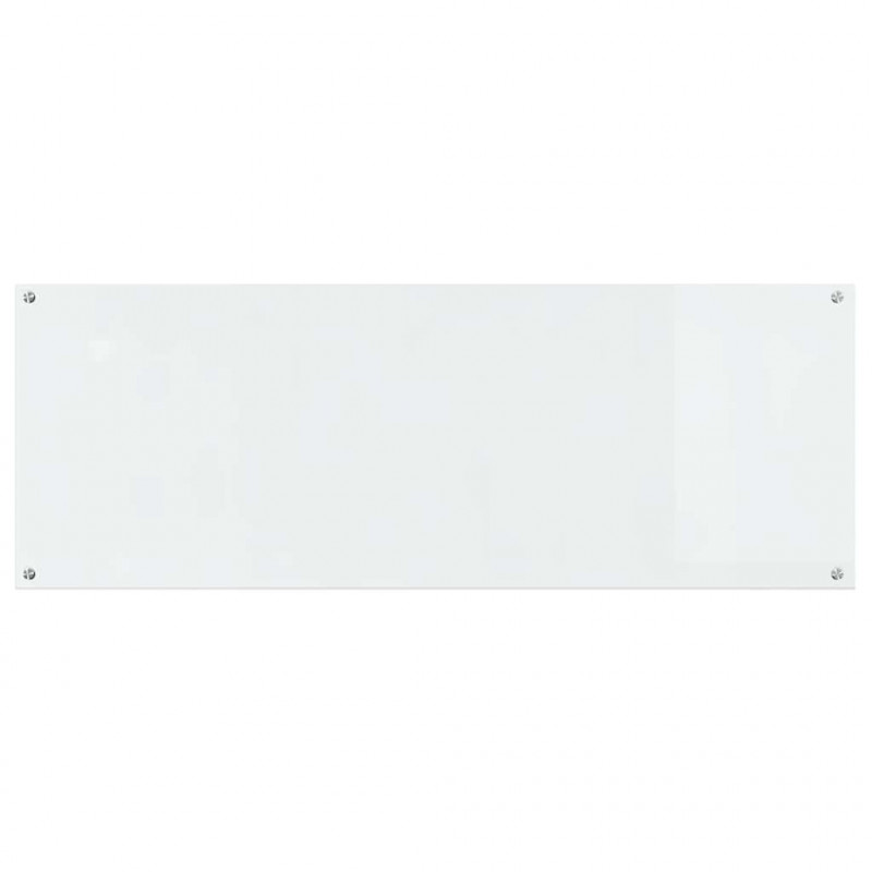 Panel kuchenny 2 pcs przezroczysty 110 x 40 cm szkło hartowane