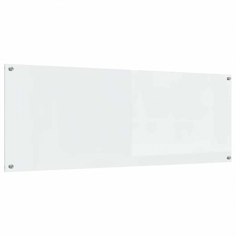 Panel kuchenny 2 pcs przezroczysty 110 x 40 cm szkło hartowane