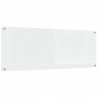 Panel kuchenny 2 pcs przezroczysty 110 x 40 cm szkło hartowane