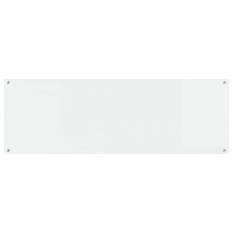 Panel kuchenny 2 pcs przezroczysty 120 x 40 cm szkło hartowane