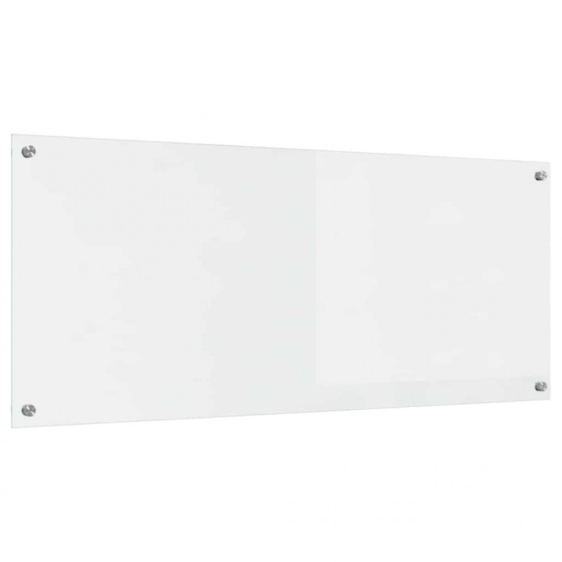 Panel kuchenny 2 pcs przezroczysty 120 x 50 cm szkło hartowane