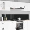 Panel kuchenny 2 pcs Czarny 110 x 40 cm szkło hartowane