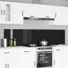 Panel kuchenny 2 pcs Czarny 110 x 50 cm szkło hartowane