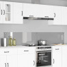 Panel kuchenny 2 pcs Jasnoszary 110 x 40 cm szkło hartowane