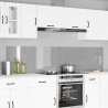 Panel kuchenny 2 pcs Jasnoszary 110 x 50 cm szkło hartowane