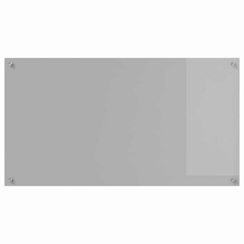 Panel kuchenny 2 pcs Jasnoszary 110 x 60 cm szkło hartowane