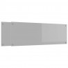 Panel kuchenny 2 pcs Jasnoszary 120 x 40 cm szkło hartowane