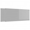 Panel kuchenny 2 pcs Jasnoszary 120 x 50 cm szkło hartowane