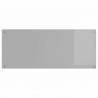 Panel kuchenny 2 pcs Jasnoszary 120 x 50 cm szkło hartowane