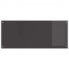 Panel kuchenny 2 pcs Ciemnoszary 120 x 50 cm szkło hartowane
