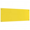 Panel kuchenny 2 pcs Żółty 110 x 40 cm szkło hartowane