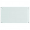 Panel kuchenny 2 pcs Biały 70 x 40 cm szkło hartowane