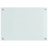 Panel kuchenny 2 pcs Biały 70 x 50 cm szkło hartowane