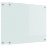 Panel kuchenny 2 pcs Biały 70 x 60 cm szkło hartowane