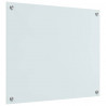 Panel kuchenny 2 pcs Biały 70 x 60 cm szkło hartowane