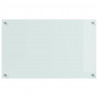Panel kuchenny 2 pcs Biały 80 x 50 cm szkło hartowane