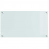 Panel kuchenny 2 pcs Biały 90 x 50 cm szkło hartowane
