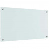 Panel kuchenny 2 pcs Biały 90 x 50 cm szkło hartowane