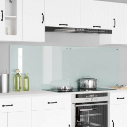 Panel kuchenny 2 pcs Biały 90 x 60 cm szkło hartowane