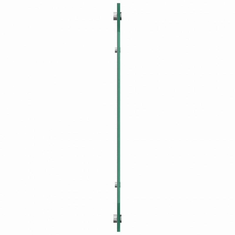 Panel kuchenny 2 pcs Biały 90 x 60 cm szkło hartowane