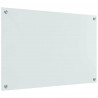 Panel kuchenny 2 pcs Biały 90 x 60 cm szkło hartowane