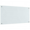Panel kuchenny 2 pcs Biały 100 x 50 cm szkło hartowane