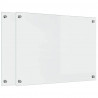 Panel kuchenny 2 pcs przezroczysty 70 x 50 cm szkło hartowane