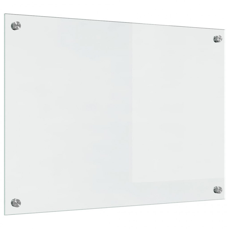 Panel kuchenny 2 pcs przezroczysty 70 x 50 cm szkło hartowane