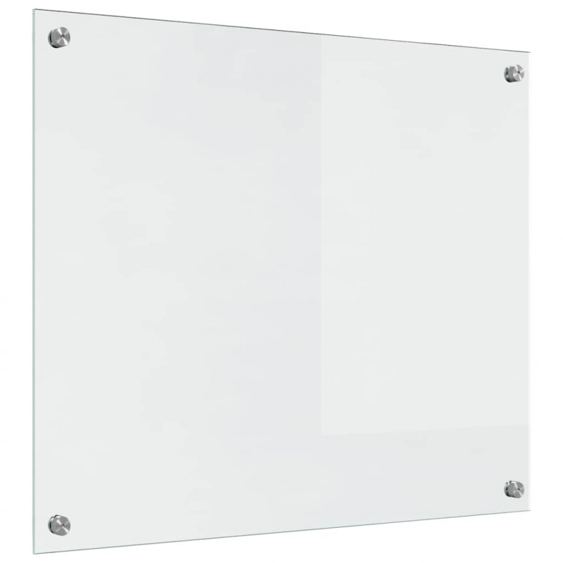 Panel kuchenny 2 pcs przezroczysty 70 x 60 cm szkło hartowane
