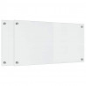 Panel kuchenny 2 pcs przezroczysty 80 x 40 cm szkło hartowane