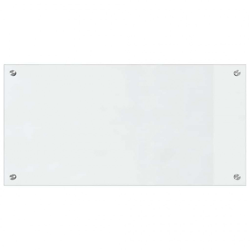 Panel kuchenny 2 pcs przezroczysty 80 x 40 cm szkło hartowane