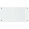 Panel kuchenny 2 pcs przezroczysty 80 x 40 cm szkło hartowane