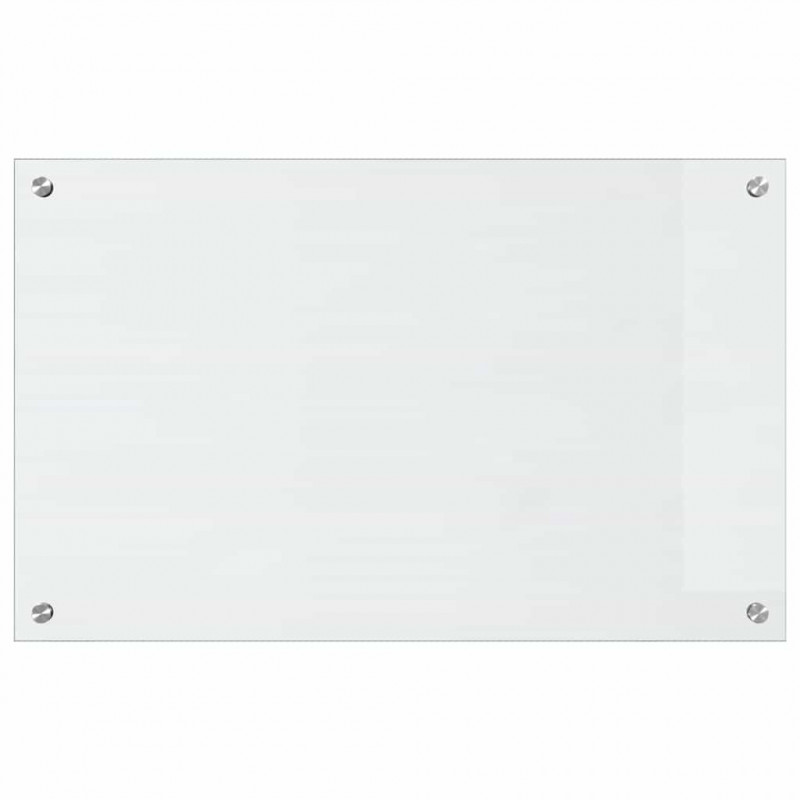 Panel kuchenny 2 pcs przezroczysty 80 x 50 cm szkło hartowane