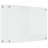 Panel kuchenny 2 pcs przezroczysty 80 x 60 cm szkło hartowane