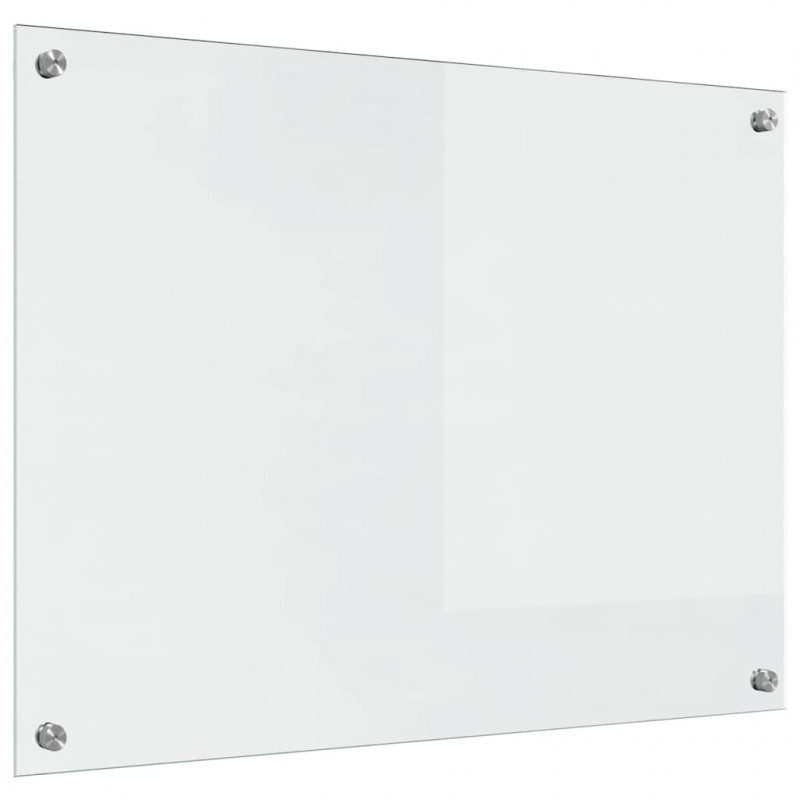 Panel kuchenny 2 pcs przezroczysty 80 x 60 cm szkło hartowane