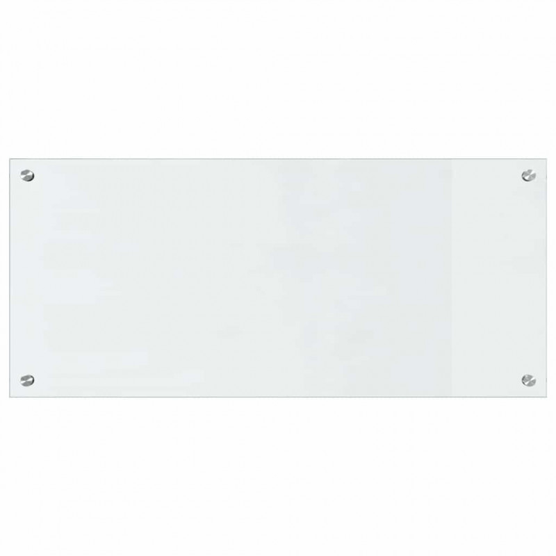 Panel kuchenny 2 pcs przezroczysty 90 x 40 cm szkło hartowane