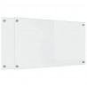 Panel kuchenny 2 pcs przezroczysty 90 x 50 cm szkło hartowane