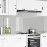 Panel kuchenny 2 pcs przezroczysty 90 x 60 cm szkło hartowane