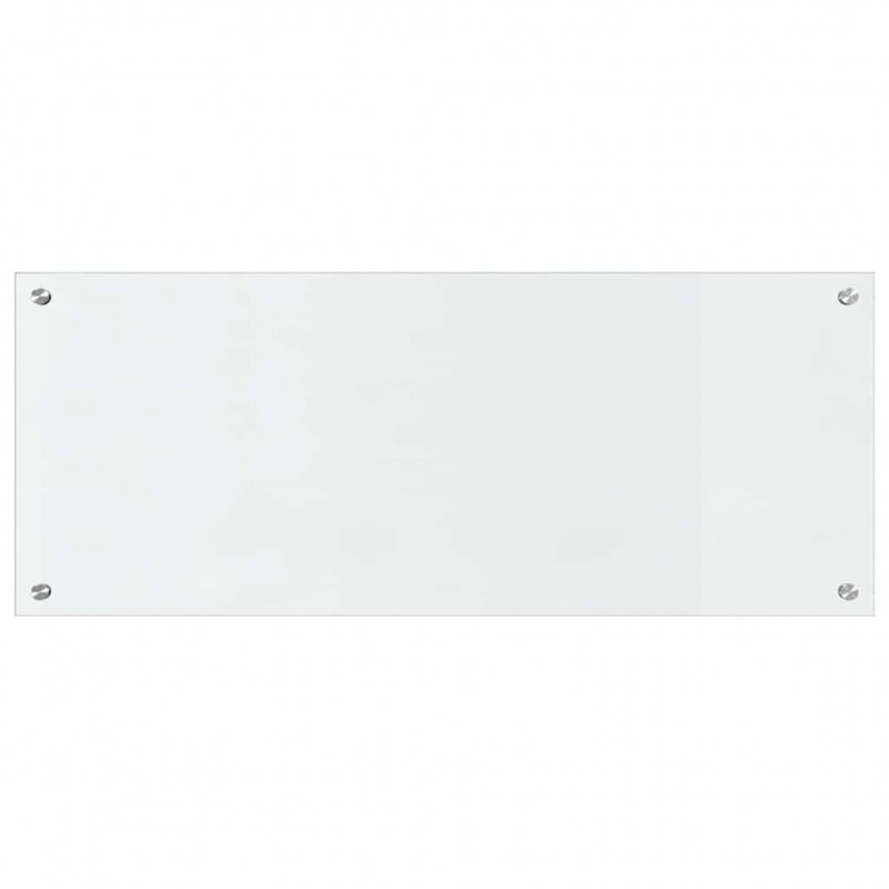 Panel kuchenny 2 pcs przezroczysty 100 x 40 cm szkło hartowane