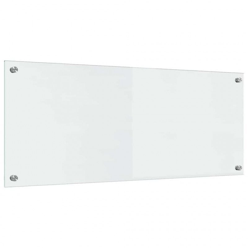 Panel kuchenny 2 pcs przezroczysty 100 x 40 cm szkło hartowane