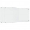 Panel kuchenny 2 pcs przezroczysty 100 x 50 cm szkło hartowane