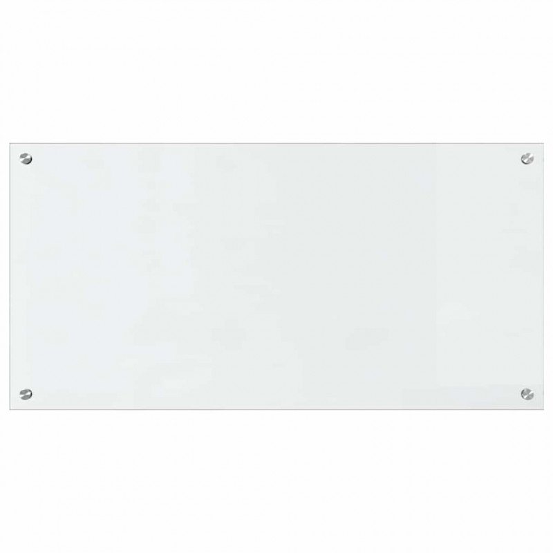 Panel kuchenny 2 pcs przezroczysty 100 x 50 cm szkło hartowane