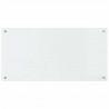 Panel kuchenny 2 pcs przezroczysty 100 x 50 cm szkło hartowane